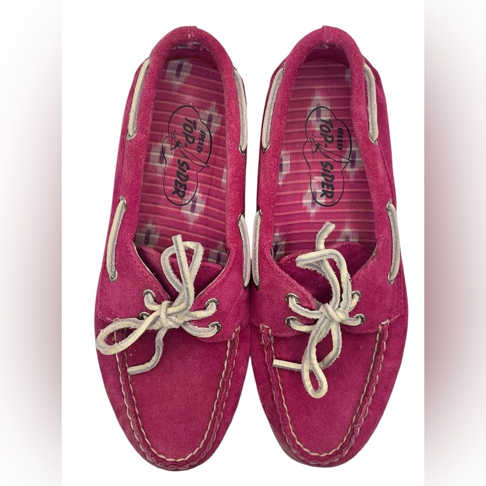 Sperry Women's Fuchsia Suede Loafers